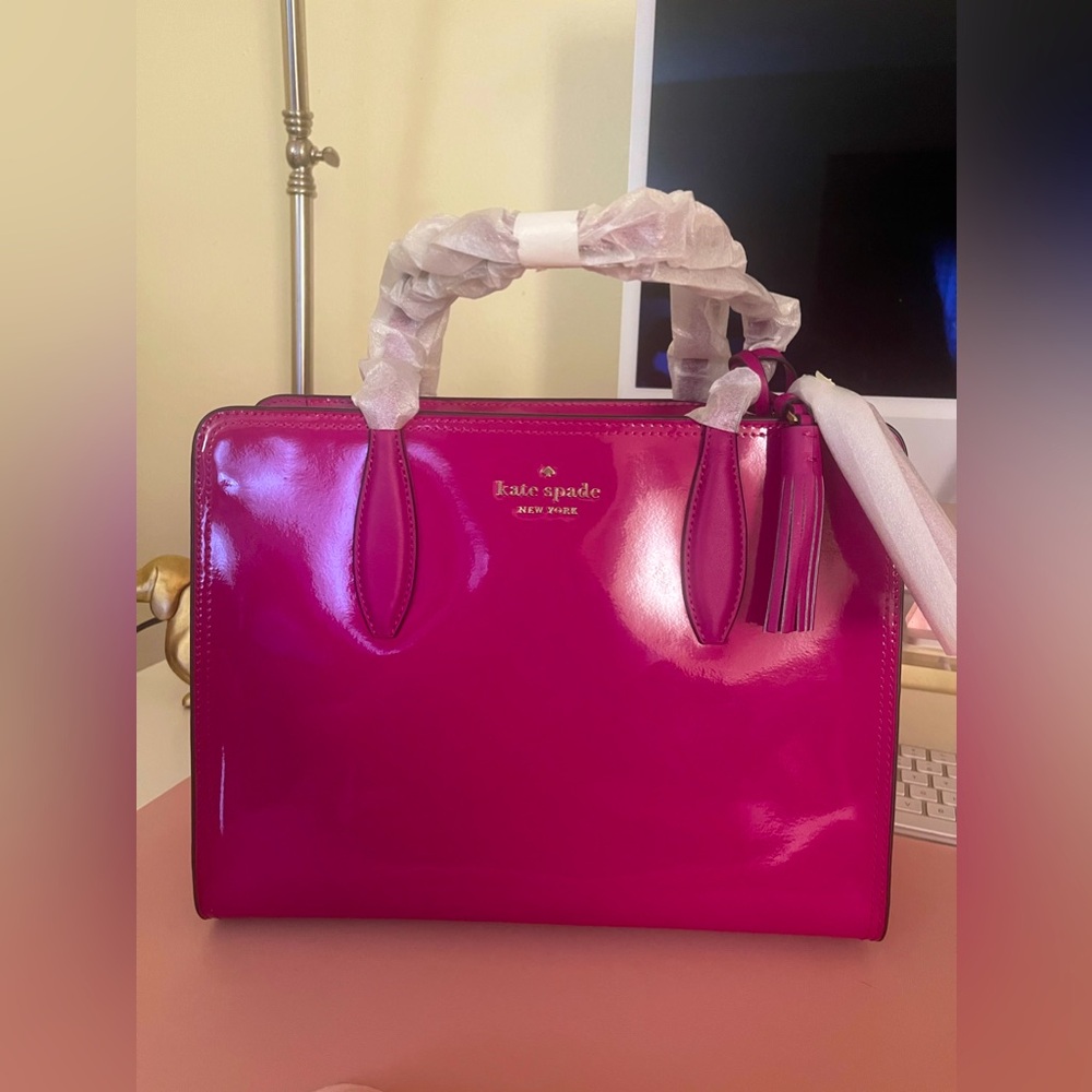NEW Kate Spade Fuchsia Tote Handbag